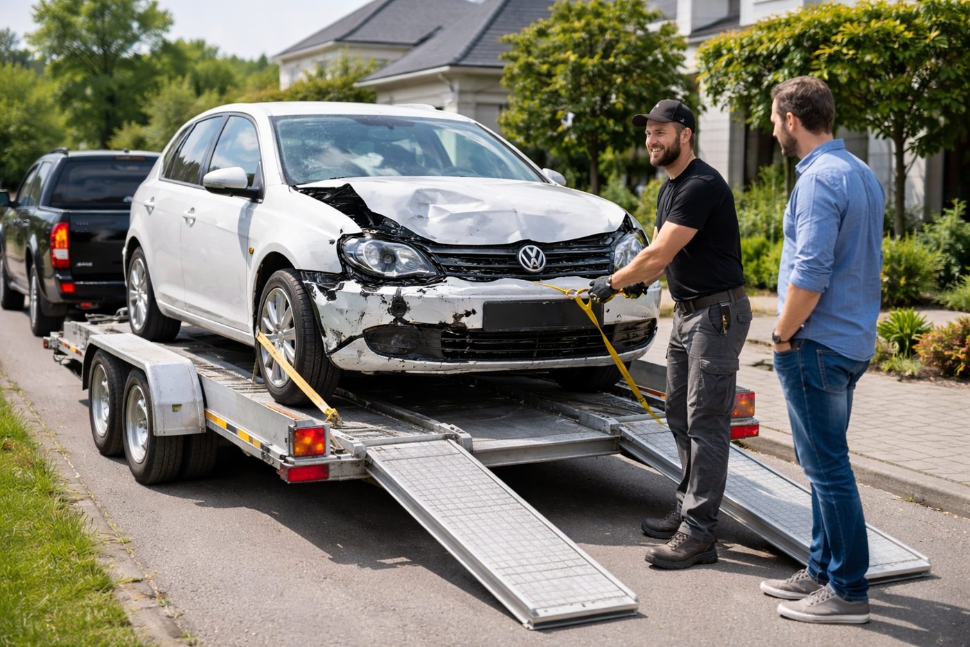 Schrottauto-Abholung mit persönlichem Service